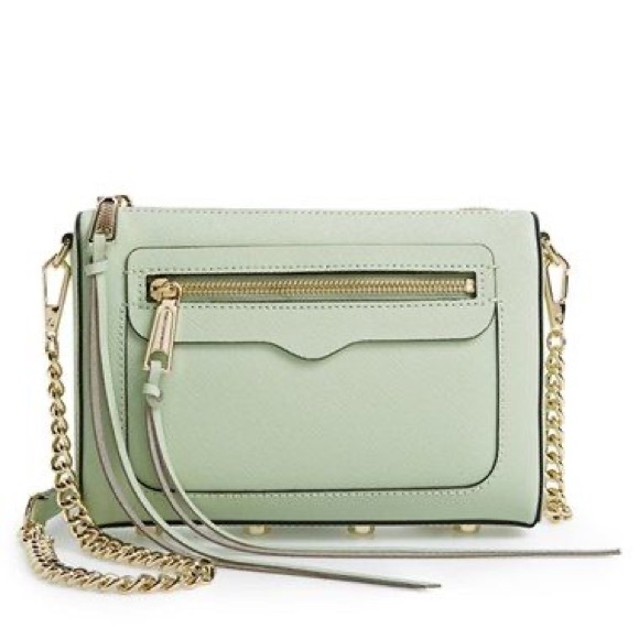 ***BRAND NEW*** Rebecca Minkoff Avery Mint Green Crossbody bag - Picture 2 of 7